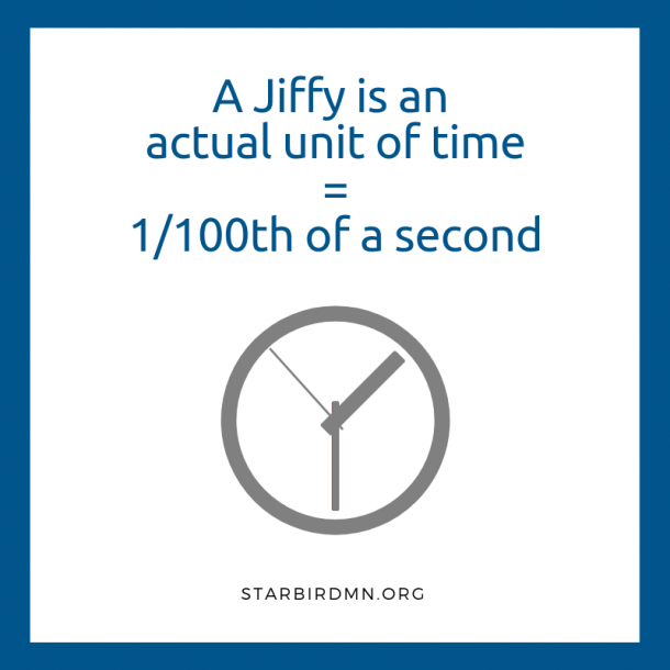 Math Week Fun Fact 2 A Jiffy is a Real Thing Starbird Association